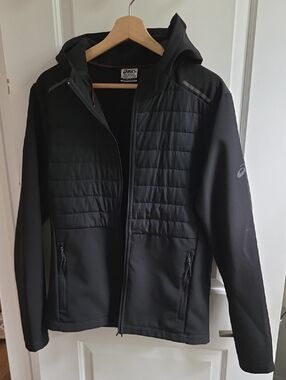 Asics Black Hybrid Jacket